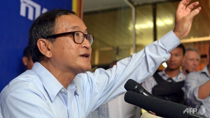 Sam Rainsy, lãnh đạo đảng Cứu quốc đối lập Campuchia.