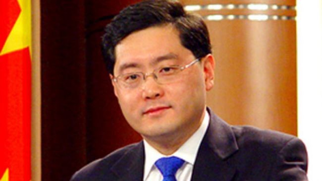 Tần Cương, người phát ngôn Bộ Ngoại giao Trung Quốc.