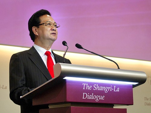 Phát biểu của Thủ tướng Việt Nam Nguyễn Tấn Dũng tại Đối thoại An ninh Shangri-la năm nay được dư luận đặc biệt hoan nghênh.
