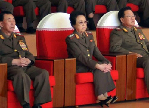 Kim Kyong-hui, bà cô quyền lực của Kim Jong-un trong quân phục mang lon Đại tướng Bắc Triều Tiên.