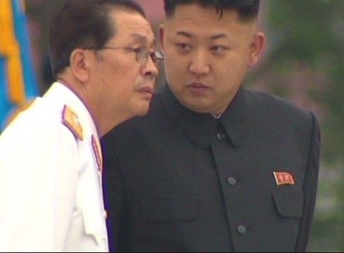 Kim Jong-un và Jang Song-thaek.