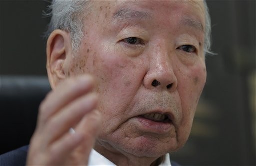 Ông Nobuo Ishihara, cựu Phó Tổng thư ký Nội các Nhật Bản kiêm trưởng đoàn đàm phán đi Trung Quốc tháng 5/2010.