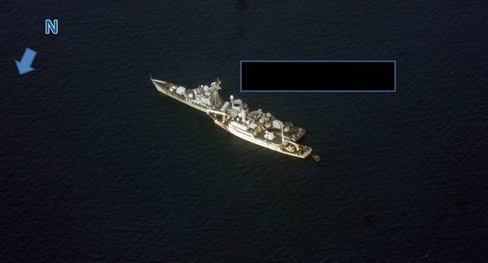 Tàu Trung Quốc xâm nhập bất hợp pháp khu vực bãi Cỏ Mây tham gia vây hãm Philippines.