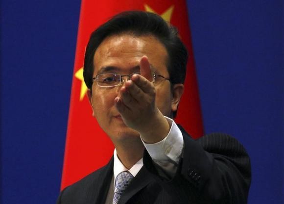 Hồng Lỗi, người phát ngôn Bộ Ngoại giao Trung Quốc, ảnh: Reuters.