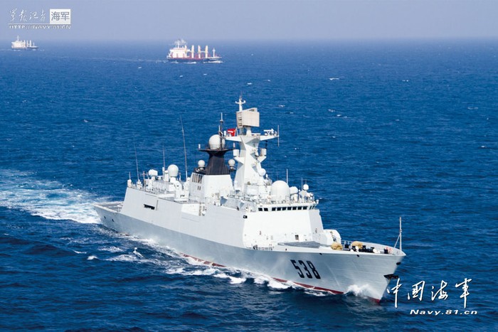 Tàu Trung Quốc liên tục tập trận trên Biển Đông, thường xuyên kéo ra hoạt động trái phép tại khu vực quần đảo Trường Sa thuộc chủ quyền Việt Nam. Hình minh họa.