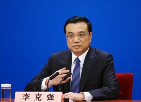 Ông Lý Khắc Cường, Thủ tướng Trung Quốc chủ trì họp báo sau phiên bế mạc kỳ họp Quốc hội.