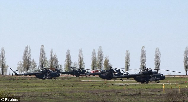 Trực thăng vũ trang Nga, hình minh họa.
