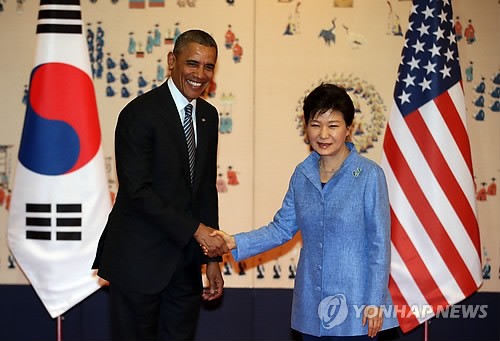 Bà Park Geun-hey bị Bình Nhưỡng phỉ báng sau khi có cuộc hội nghị thượng đỉnh với Tổng thống Mỹ Obama.