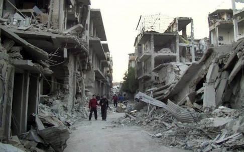 &quot;Thủ đô cách mạng Syria&quot; tan hoang sau 3 năm nội chiến.