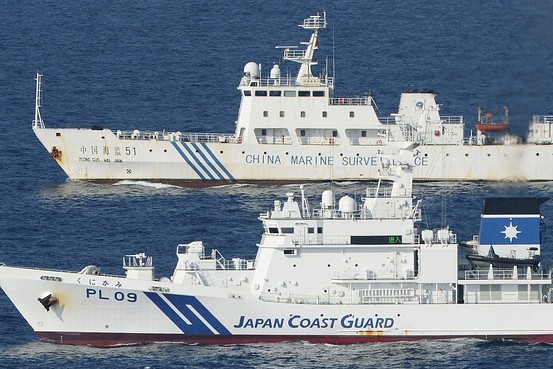 Trung - Nhật vẫn tiềm ẩn nguy cơ đối đầu trên biển Hoa Đông.