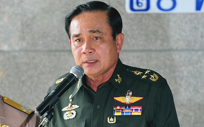 Tư lệnh quân đội Thái Lan Prayut Chan-O-Cha, người cầm đầu cuộc đảo chính quân sự.