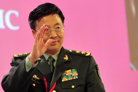 Vương Quán Trung, Phó Tổng tham mưu trưởng Trung Quốc tại Đối thoại Shangri-la năm nay.