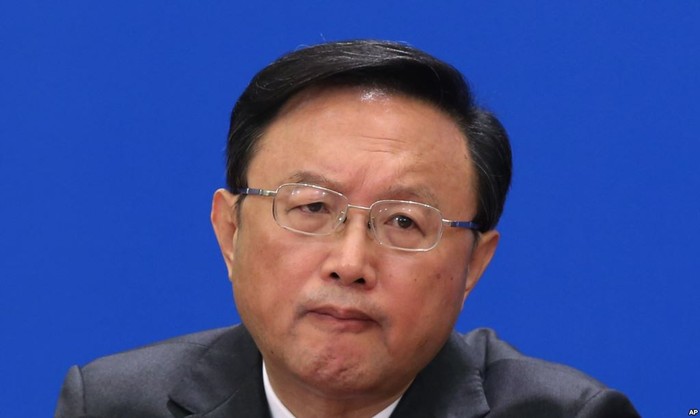 Ông Dương Khiết Trì, Ủy viên Quốc vụ viện Trung Quốc.