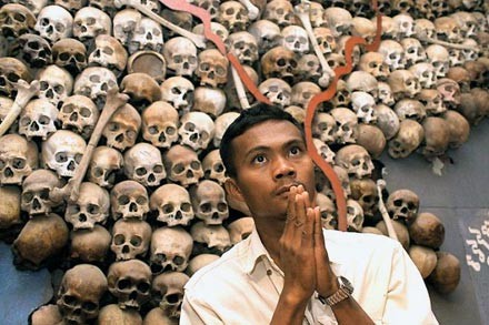 Tội ác của tập đoàn diệt chủng Pol Pot với chính người dân Campuchia có bàn tay giật dây của Trung Quốc. Hình minh họa.