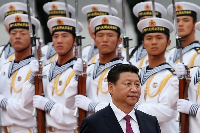 Chủ tịch Trung Quốc Tập Cận Bình đang theo đuổi đường lối cứng rắn quân sự, bành trướng lãnh thổ trên Biển Đông.