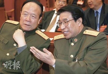 2 cựu Phó Chủ tịch Quân ủy trung ương dưới thời Hồ Cẩm Đào, Quách Bá Hùng và Từ Tài Hậu.