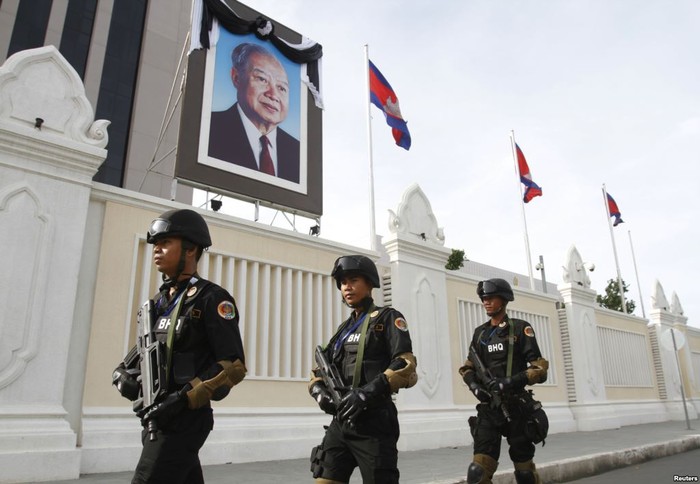 Camera an ninh sẽ được lắp đặt khắp nơi trong thành phố Phnom Penh bằng nguồn tài trợ của Bộ Công an Trung Quốc. Hình minh họa.
