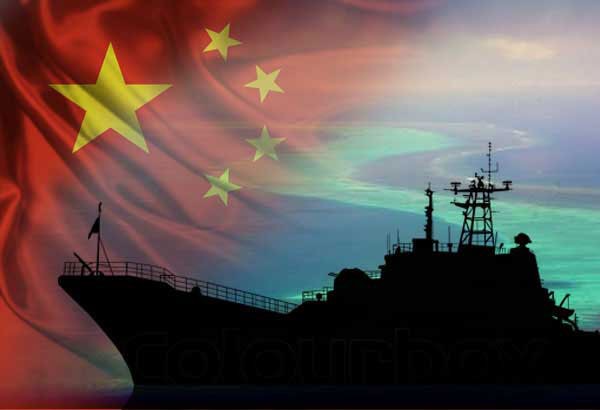 &quot;Bóng ma&quot; chiến hạm Trung Quốc đang lăm le xâm phạm bãi Cỏ Rong, bãi Cỏ Mây nằm trong quần đảo Trường Sa thuộc chủ quyền Việt Nam.