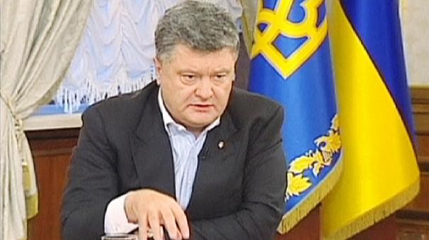 Tổng thống Ukraine Poroshenko.