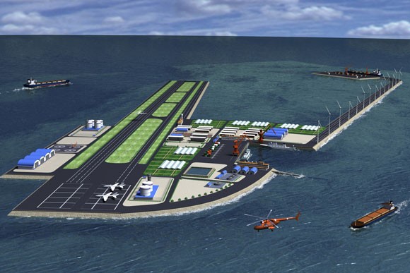 Trung Quốc xây đảo nhân tạo trái phép ở Gạc Ma và đang có khả năng xây sân bay bất hợp pháp tại đây.