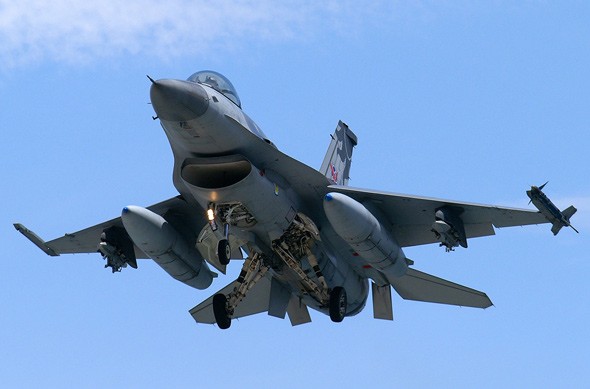 Chiến đấu cơ F-16 Đài Loan mua của Mỹ, hình minh họa.