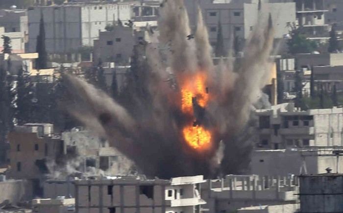 Mỹ không kích IS tại Kobani, hình minh họa.