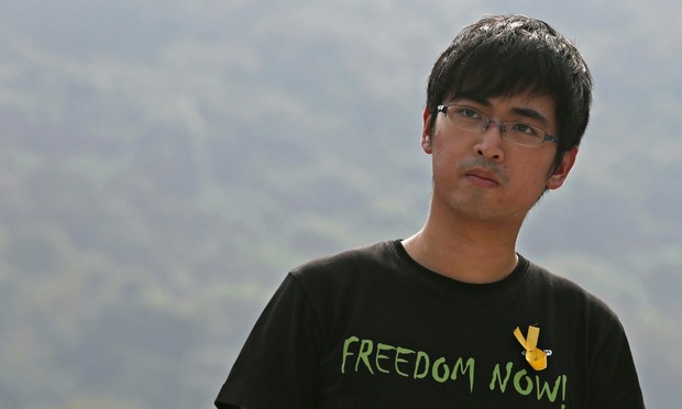 Alex Chow, một trong những lãnh đạo Liên đoàn Sinh viên Hồng Kông.