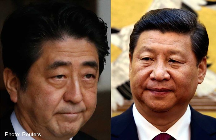 Hai ông Shinzo Abe và Tập Cận Bình khó có thể ngồi lại bên lề APEC.