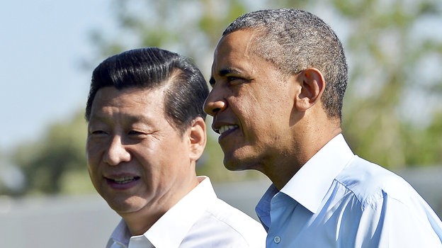Tập Cận Bình và Barack Obama tại Sunnylands năm ngoái.