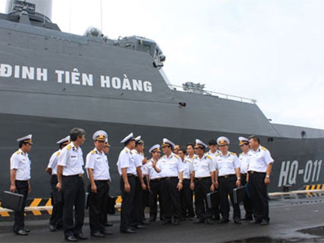 Tàu hải quân Đinh Tiên Hoàng, hình minh họa.