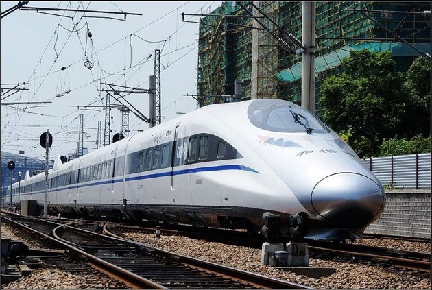 Đường sắt cao tốc Trung Quốc, hình minh họa.