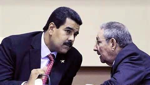 Tổng thống Venezuela Maduro và Chủ tịch Cu Ba Raul Castro.