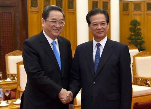 Thủ tướng Nguyễn Tấn Dũng tiếp kiến ông Du Chính Thanh.