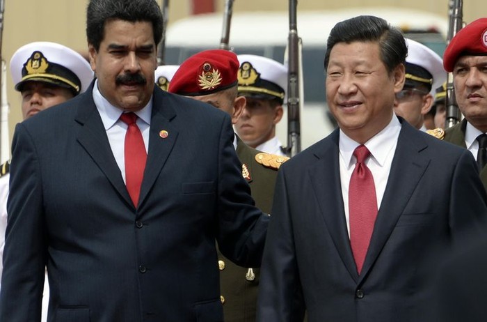 Tổng thống Venezuela Maduro và Chủ tịch Trung Quốc Tập Cận Bình.