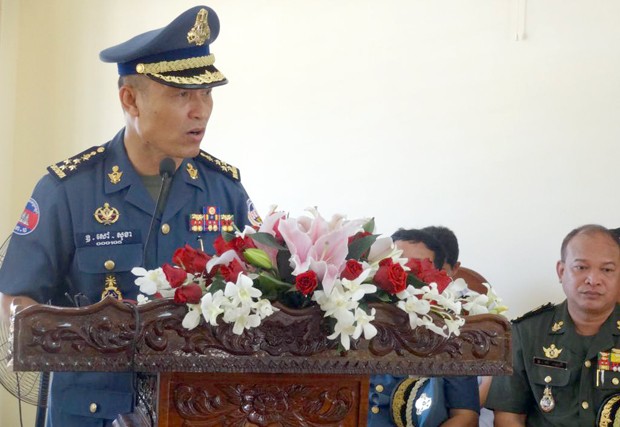 Tư lệnh Cảnh sát quân sự Campuchia tướng Sao Sokha.