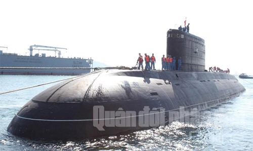 Tàu ngầm Hà Nội, ảnh: Quân đội nhân dân.