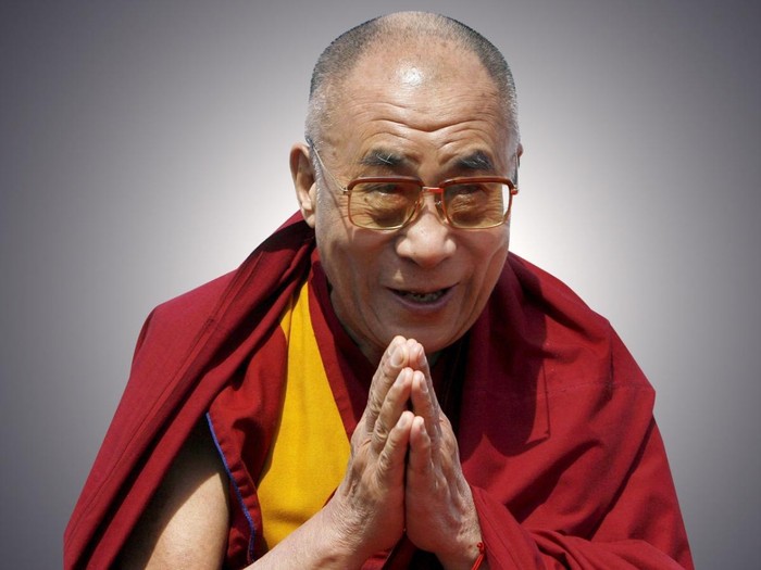 Nhà lãnh tụ tinh thần của người Tây Tạng đang phải sống lưu vong, Đức Đạt Lai Lạt Ma.