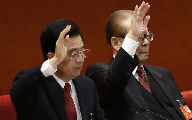 Hai cựu nguyên thủ Trung Quốc được cho là đã &quot;rút lui triệt để&quot;, ông Giang Trạch Dân và ông Hồ Cẩm Đào.