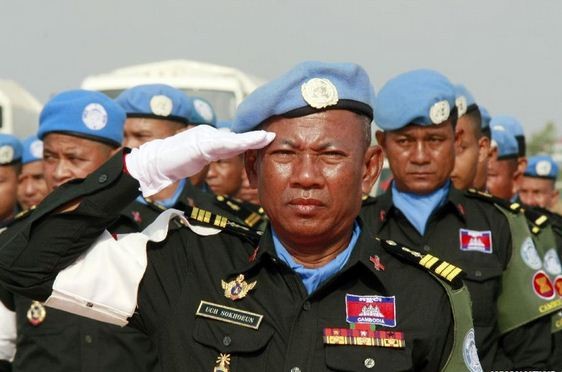 Cảnh sát quân sự Campuchia, hình minh họa.
