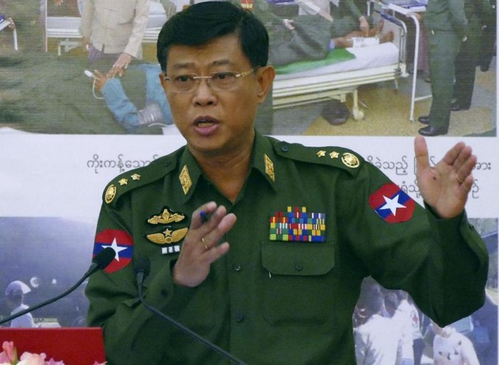 Tướng Mya Tun Oo.