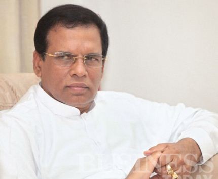 Tân Tổng thống Sri Lanka Maithripala Sirisena.