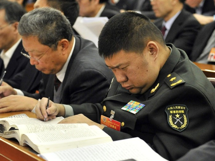 Tướng Vũ trong một phiên họp ngày 3/3 vừa qua.