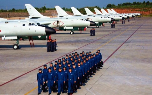 Lực lượng máy bay ném bom mô hình mới của Trung Quốc. Ảnh: SCMP.