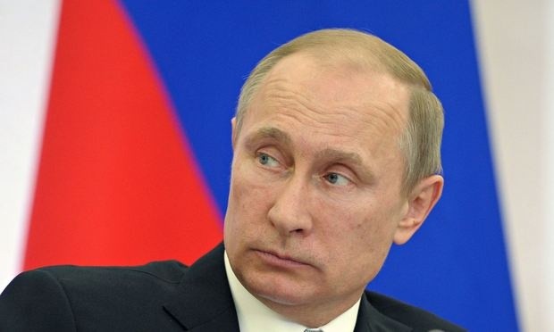 Tổng thống Nga Vladimir Putin, ảnh: The Guardian.