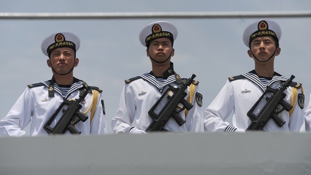 Lính hải quân Trung Quốc, ảnh: Bloomberg/Getty.