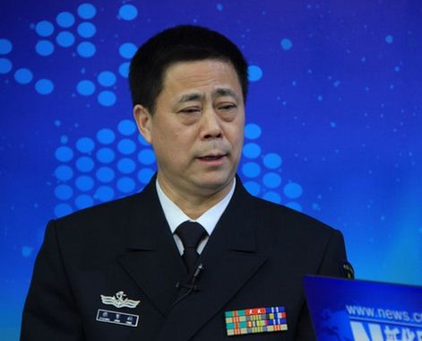Trương Quân Xã, Đại tá hải quân Trung Quốc. Ảnh: Tân Hoa Xã.