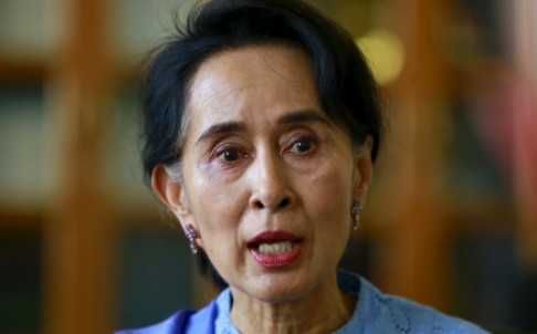 Bà Aung San Suu Kyi, ảnh: SCMP/Reuters.