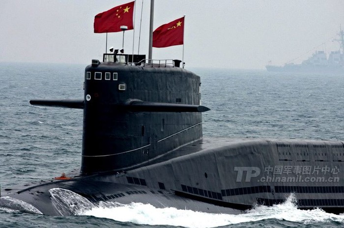 Tàu ngầm Trung Quốc, hình minh họa. Ảnh: Chinamil.com.cn.