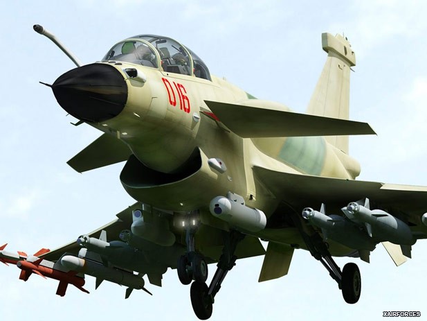 Chiến đấu cơ J-10B Trung Quốc, ảnh minh họa: xairforces.