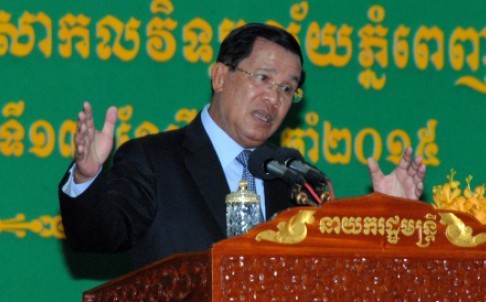 Thủ tướng Campuchia Hun Sen. Ảnh: Tân Hoa Xã.